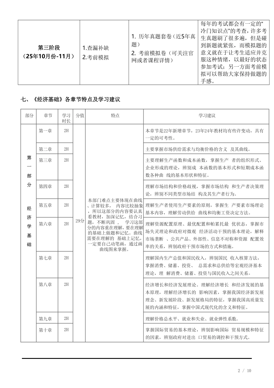 备考启程：2025年中级经济师《中级经济基础》早鸟学习计划.pdf_第3页