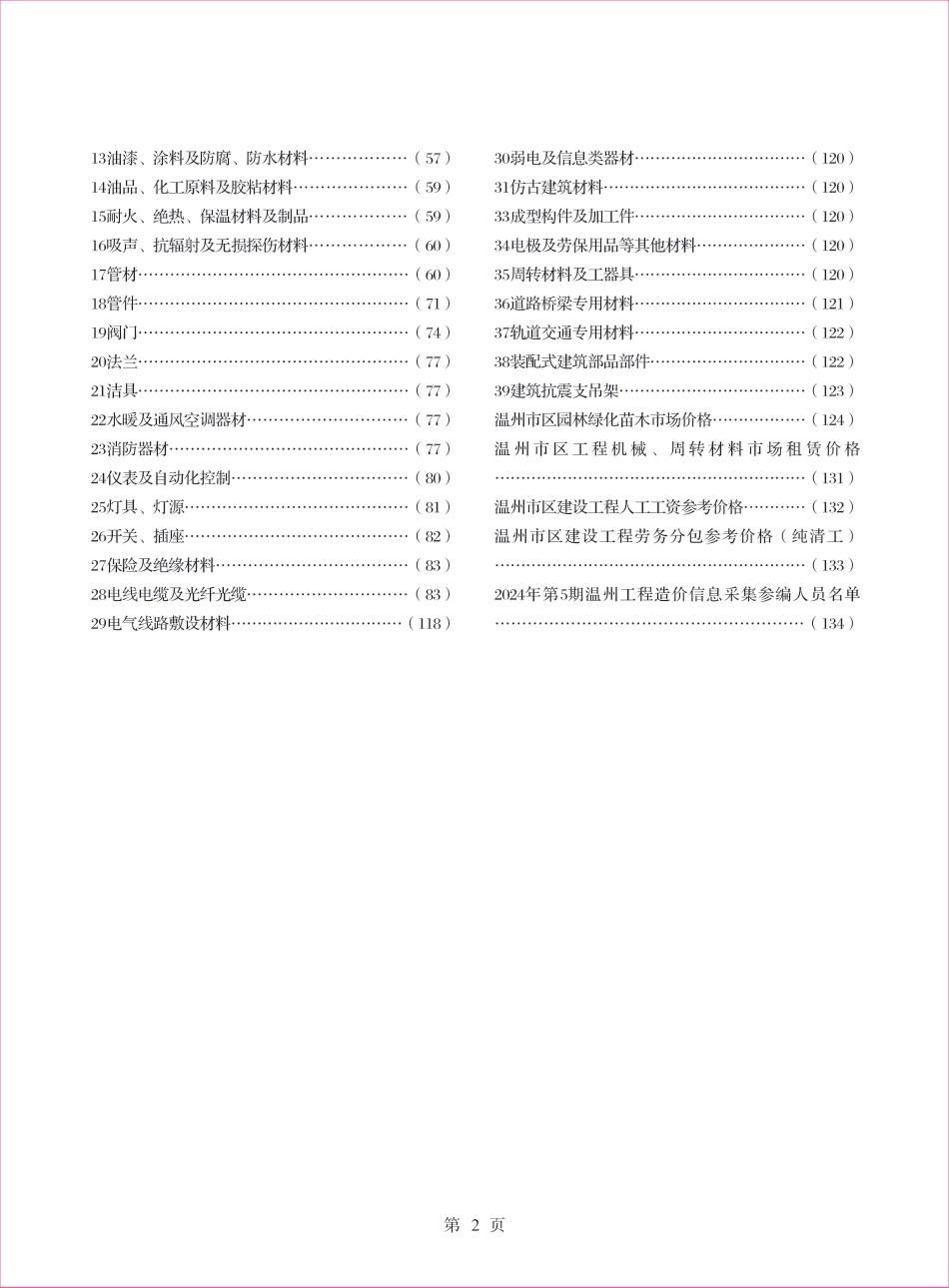 温州工程造价信息2024年5月信息价.pdf_第2页