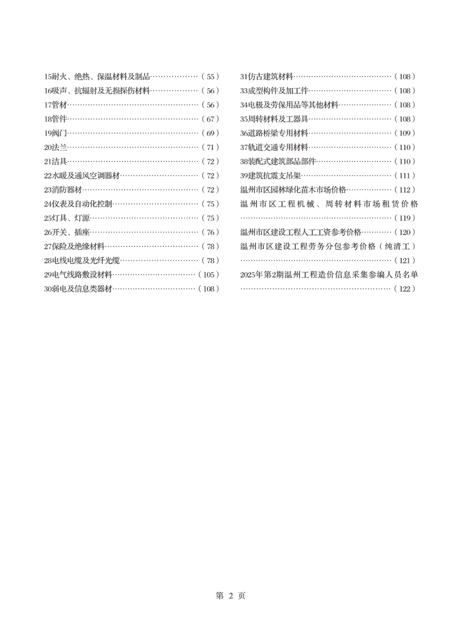 温州市2025年2月信息价.pdf_第2页